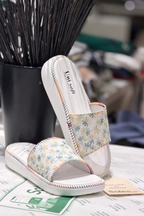 Floral Breeze Slip-On Sandals