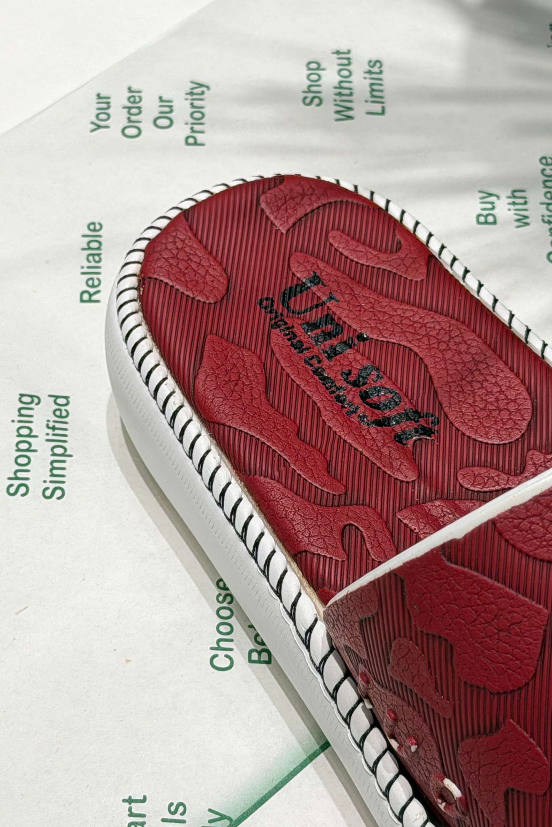 Rosé Charm Slip-On Sandals