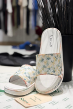 Floral Breeze Slip-On Sandals