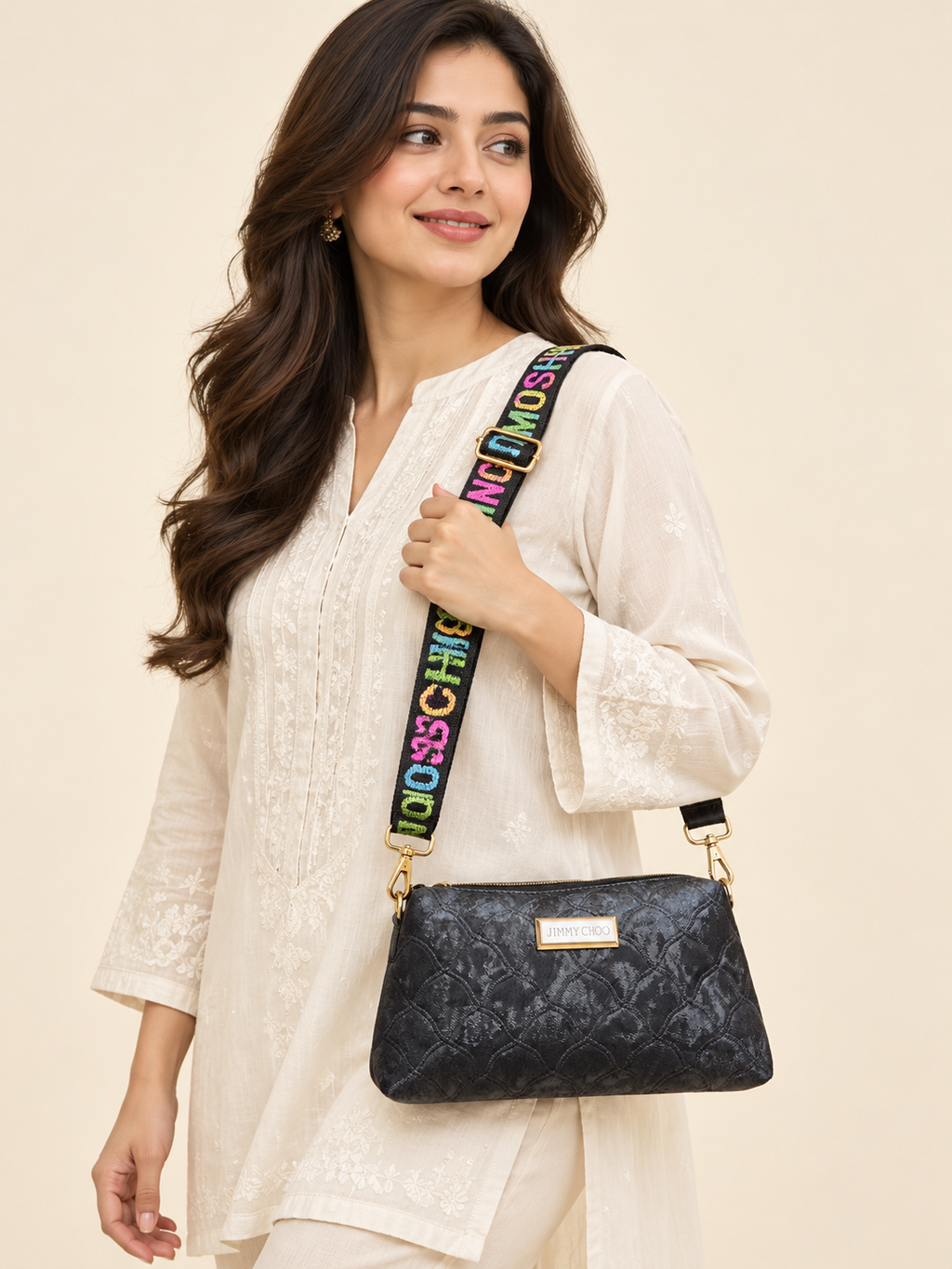 Aria Everyday Shoulder Bag – Black