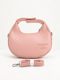 Luna Crescent Shoulder Bag – Blush Pink