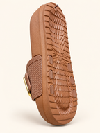 Golden Buckle Comfort Slides