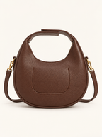 Luna Crescent Shoulder Bag – Choclate Brown