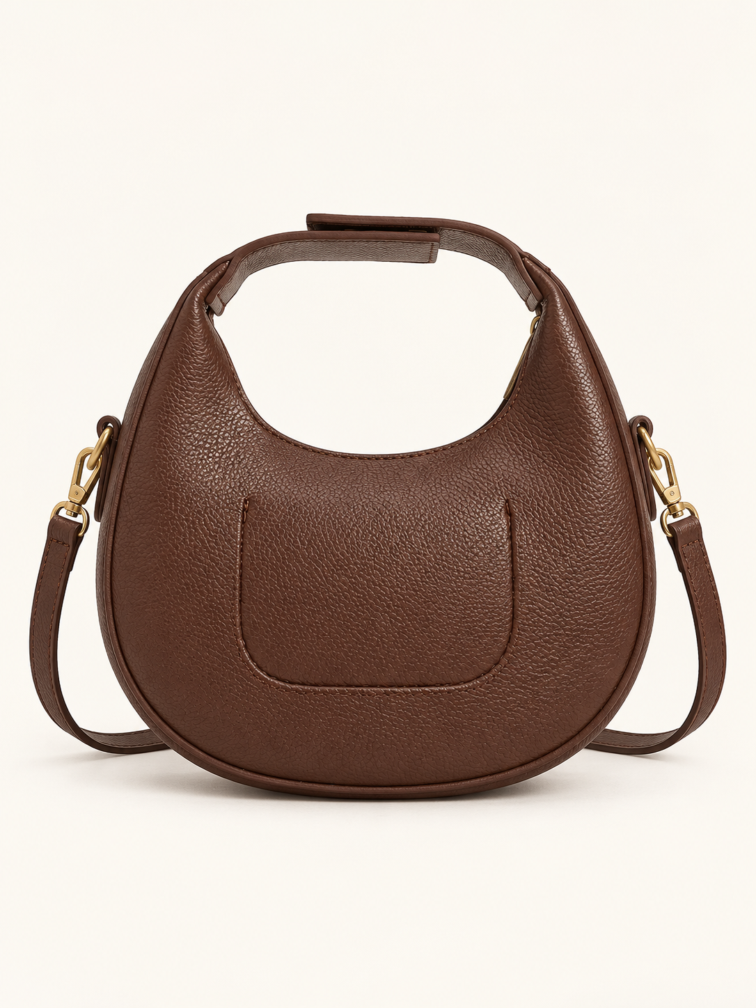 Luna Crescent Shoulder Bag – Choclate Brown