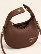 Luna Crescent Shoulder Bag – Choclate Brown