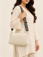 Aria Everyday Shoulder Bag – Ivory
