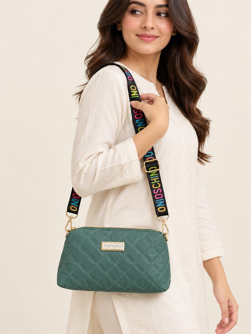 Aria Everyday Shoulder Bag – Dark Green