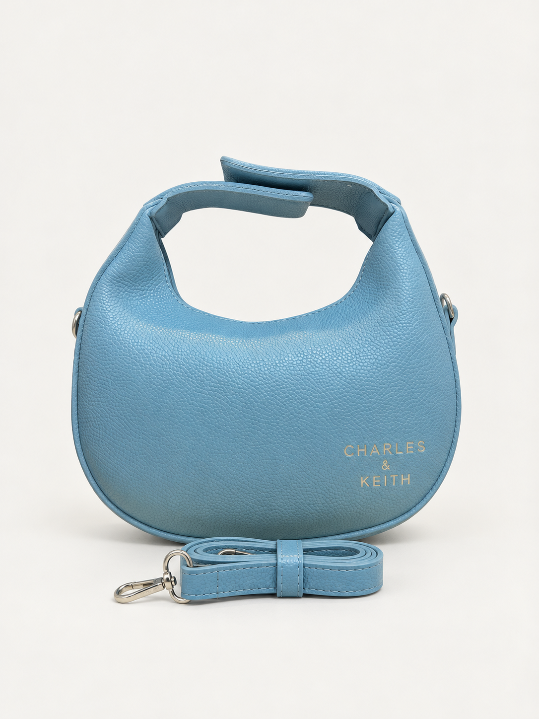 Luna Crescent Shoulder Bag – Sky Blue