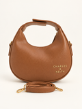 Luna Crescent Shoulder Bag – Tan Caramel