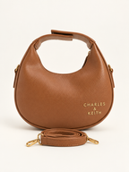 Luna Crescent Shoulder Bag – Tan Caramel